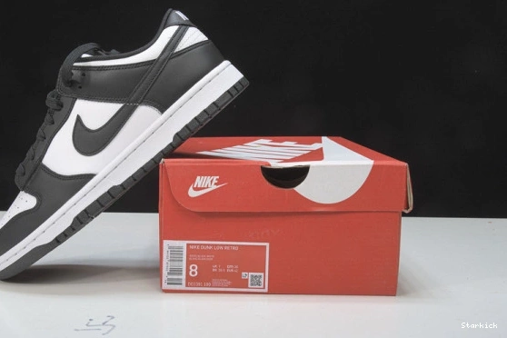 Retro (2021)   DD1503-101 Nike Low Dunk Panda White Black 0308